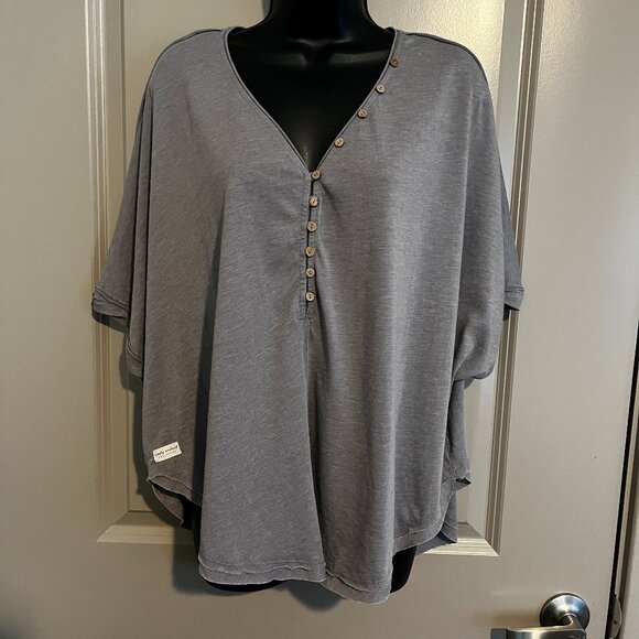 Women's XL Grey Button Shirt - Picture 1 of 5
